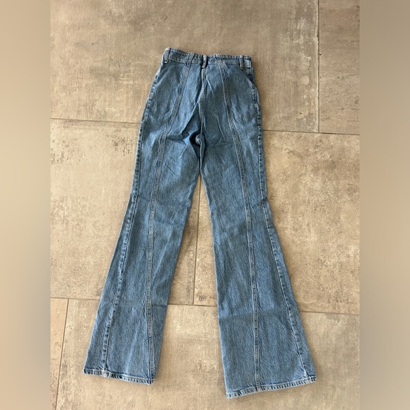 Free People Disco Western Flare Jeans🤩🤩 size 27 - Picture 3 of 3